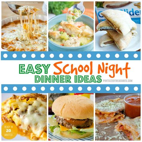 5 easy school night dinners for busy cooks
