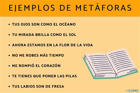 5 Ejemplos De Metafora