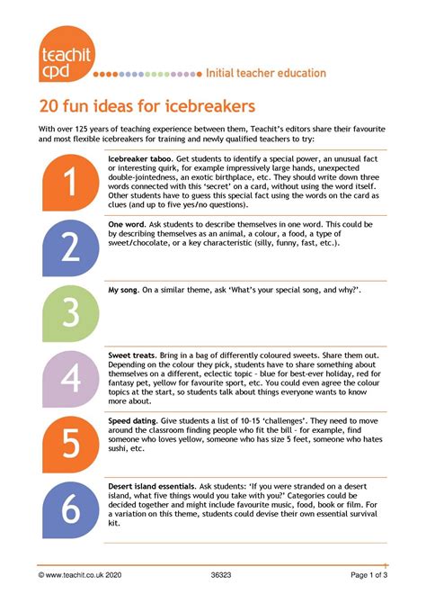 5 Engaging Icebreaker Ideas For The Fifth Grade Ice Breakers For 6th Grade - Ice Breakers For 6th Grade