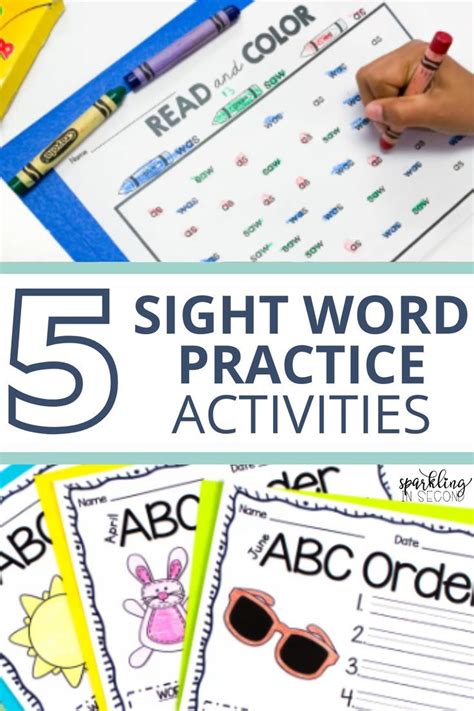 5 Engaging Sight Words Activities Sparkling In Second 5 Grade Sight Words - 5 Grade Sight Words