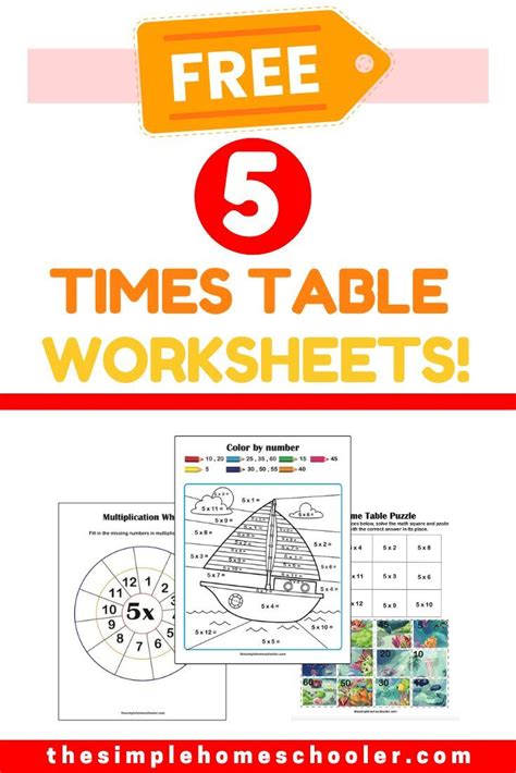 5 Fabulous Amp Free 5 Times Table Worksheets Multiply By 5 Worksheet - Multiply By 5 Worksheet