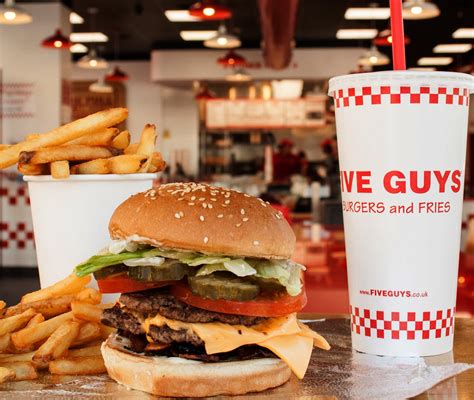 5 five guys. Five Guys' passion for food is shared with our fans, which is why we never compromise. Fresh ingredients hand-prepared that satisfy your craving. Allergen Guide. Ingredient List. Nutritional Information. 