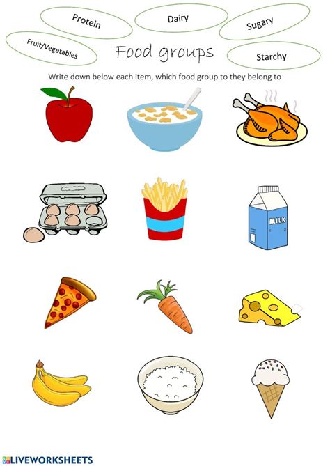 5 Food Groups Worksheets K5 Learning Food Worksheets For Kindergarten - Food Worksheets For Kindergarten