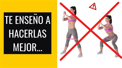 5 formas de hacer sentadillas con una banda de resistencia