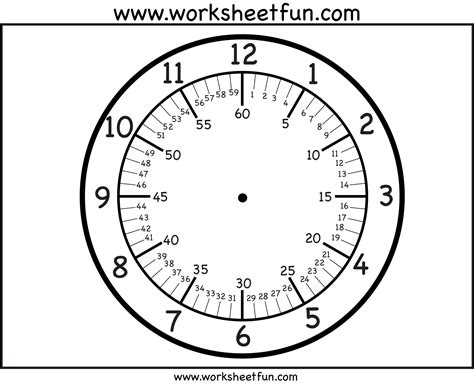 5 Free Printable Clock Faces Pdf Esl Vault Printable Clock Face Without Hands Worksheet - Printable Clock Face Without Hands Worksheet