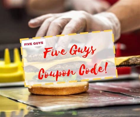 5 guys online order coupon