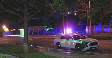 5 injured following officer-involved crash in NW Miami-Dade