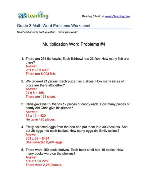 5 K5 Provides Answers Math Word Problems Worksheets K5 Worksheets Math - K5 Worksheets Math
