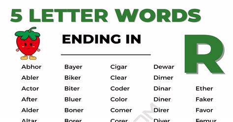 5 letter words ending r e. Things To Know About 5 letter words ending r e. 