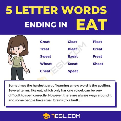 5 letter words ending with EAT - Wordle Game Help - Gamepur