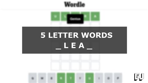 5 letter words with lea in the middle. Things To Know About 5 letter words with lea in the middle. 