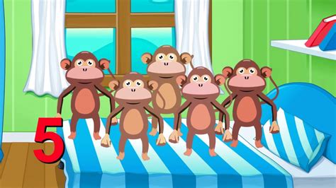 5 Little Monkeys Jumping On The Bed 100 Poem Five Little Monkeys - Poem Five Little Monkeys