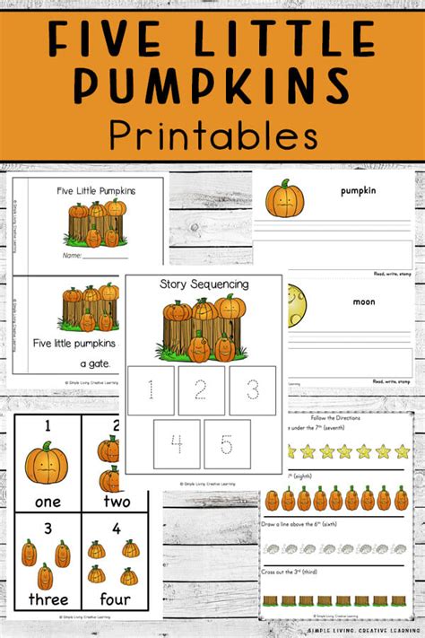 5 Little Pumpkins Sequencing Worksheet By Forza Education Pumpkin Sequence Worksheet - Pumpkin Sequence Worksheet