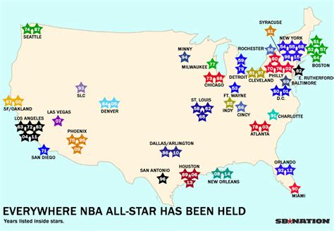 5 maps and charts that explain NBA AllStar Weekend