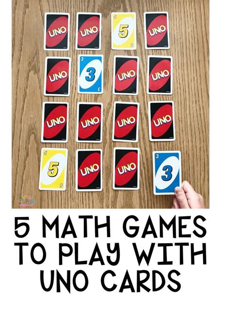 5 Math Games To Play With Uno Cards Math Uno - Math Uno