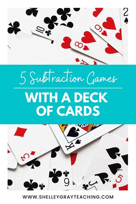 5 Math Games With A Deck Of Cards Deck Of Cards Math - Deck Of Cards Math