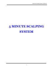5 minute scalping system advanced forex strategies