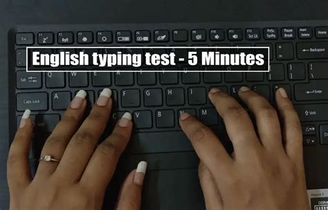 5 Minute Typing Test Wpm