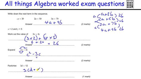 5 Most Important Questions In Algebra For This Algebra For Year 5 - Algebra For Year 5