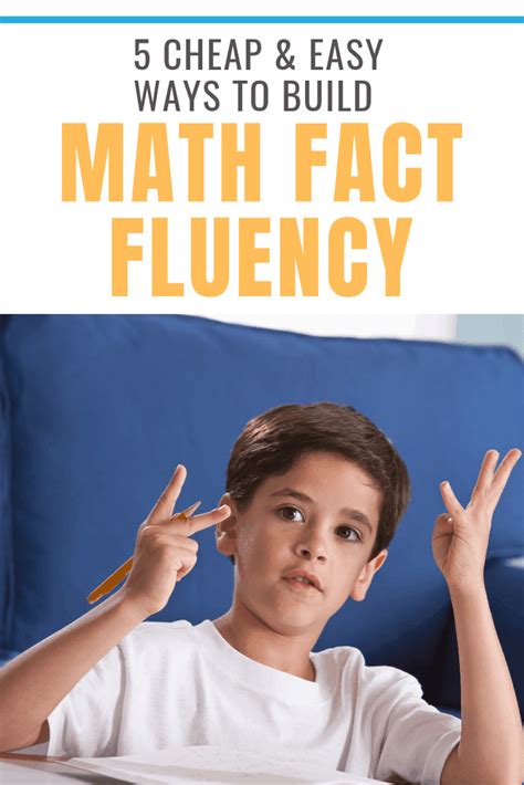 5 Simple Ways To Build Math Fact Fluency Easy Math Facts - Easy Math Facts