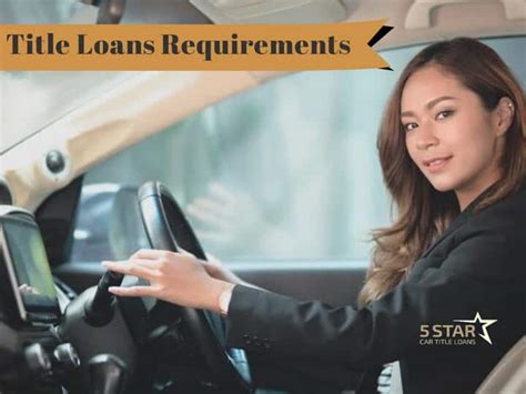 5 star car title loans. Things To Know About 5 star car title loans. 