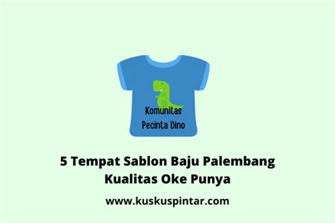 5 Tempat Sablon Baju Palembang Kualitas Oke Punya Sablon Kaos Palembang - Sablon Kaos Palembang