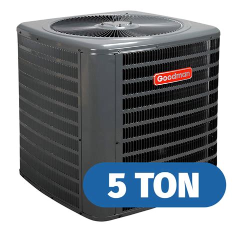 5 ton ac unit cost. 56,000 BTU 4.6 Ton 17.5 SEER Ducted Central Split Air Conditioner Heat Pump System. Add to Cart. Compare $ 4805. 00 /bundle $ 5339.43. Save ... $ 4599.00. Save $ 1100.00 (24 %) GREE. FLEXX 36,000 BTU 3 Ton Whole House Split System Air Conditioner with Heat Pump 230V. Add to Cart. Compare $ 3270. 12. ROYALTON. 3 Ton 14 SEER R-410A … 