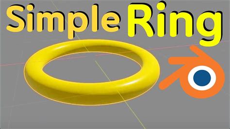 5 ways to make Simple Ring in Blender Basic 3D …