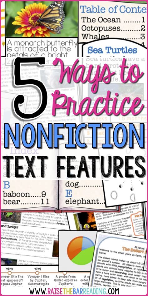 5 Ways To Practice Nonfiction Text Features Raise Nonfiction Article With Text Features - Nonfiction Article With Text Features