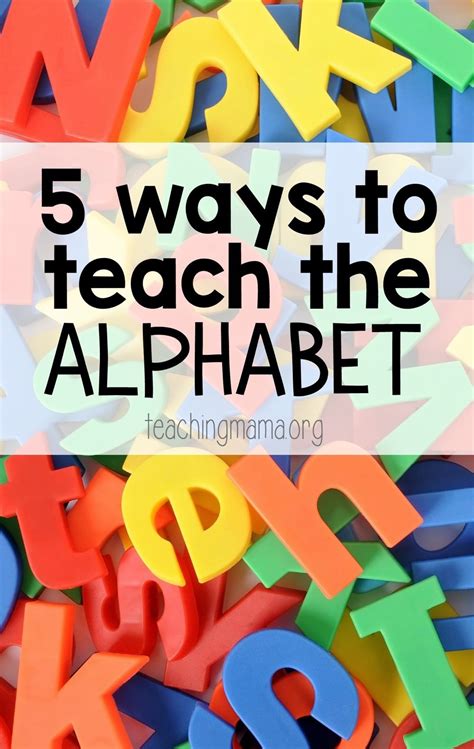 5 Ways To Teach Letters In The Preschool Teach Writing To Preschoolers - Teach Writing To Preschoolers