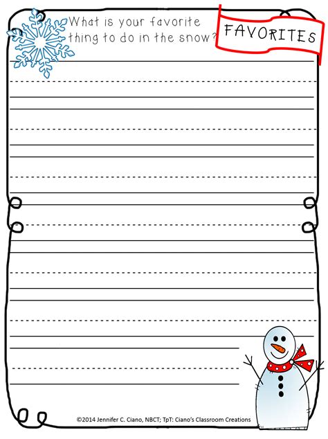 5 Winter Holiday Writing Prompts For Elementary Kids Winter Writing Prompts Elementary - Winter Writing Prompts Elementary