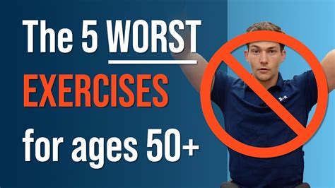 5 worst exercises over 50.  Join Now: ---- 5 Worst Exercises For Men Over 40 (AVOID ...