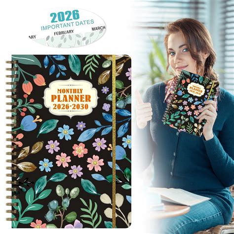 5 Year Monthly Planner 2020 2024 Calendar Planner
