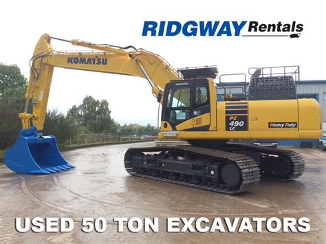 5-50 Ton Excavators in Demolition Spec - Ridgway Rentals