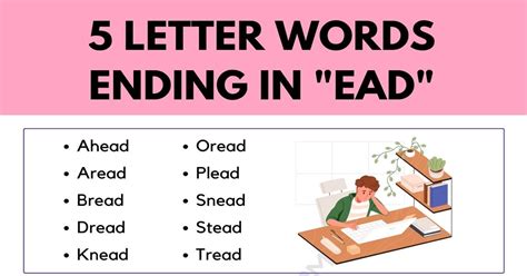 5-Letter words that containing EAD - Word Panda