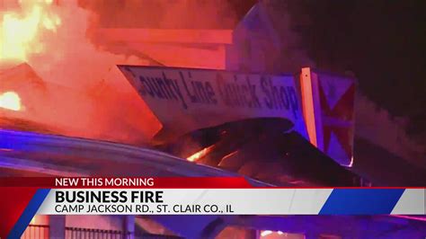 5-alarm fire destroys convenience store near Cahokia Heights