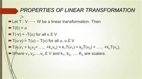 5.2: Properties of Linear Transformations - Mathematics LibreTexts - wintechmobiles.com