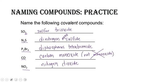 5.3: Covalent Compounds - Formulas and Names - Chemistry …