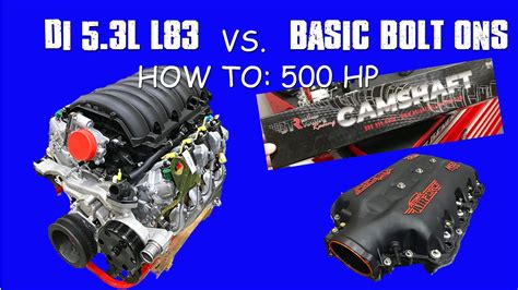 5.3L L83 CAM & INTAKE UPGRADES (ADD 100+ HP) - YouTube