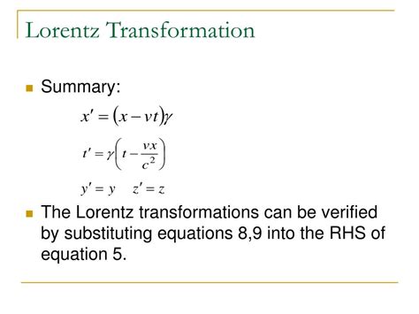 5.6: The Lorentz Transformation - Physics LibreTexts - wintechmobiles.com