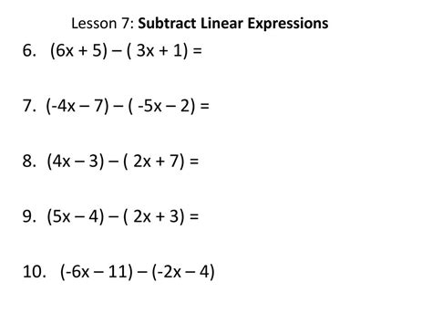 5.6 Add Linear Expressions Example 1 worksheet