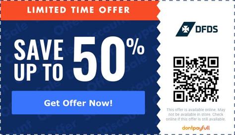 50% OFF DFDS Coupons & Coupon Code March 2024