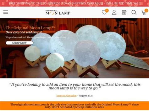 50% Off The Original Moon Lamp Coupons & Promo Codes