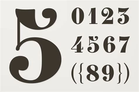 50+ Best Number Fonts for Displaying Numbers