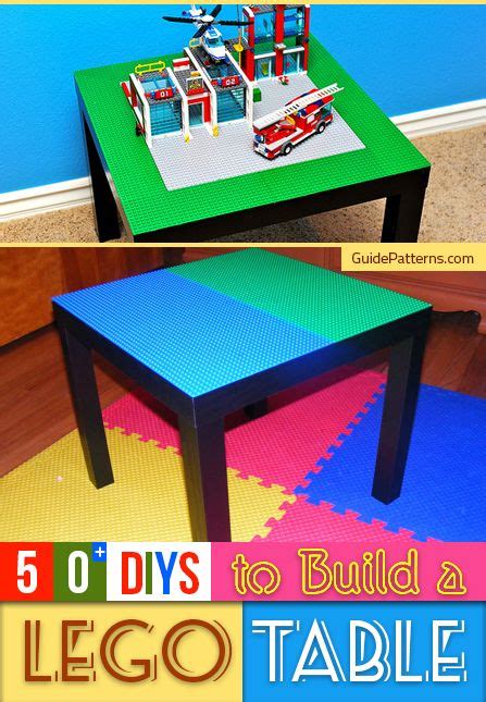 50+ DIYs to Build a Lego Table Guide Patterns