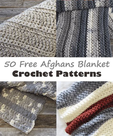 50+ Excellent Easy Crochet Afghan Patterns