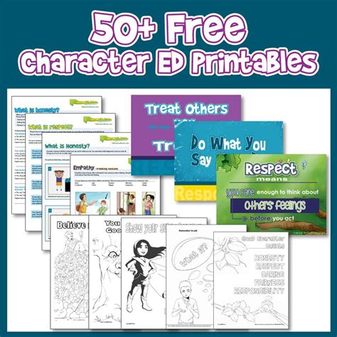 50+ Free Character Ed Teaching Resources Character education, Printable teaching resources
