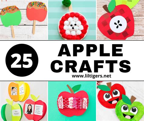 50 Apple Crafts & Activities for Preschool and Kindergarten