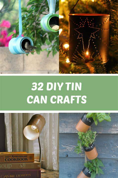 50 Best Tin Can Crafts - Sustain My Craft Habit - raincitystudios.com