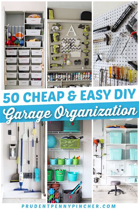 50 Cheap and Easy Garage Organization Ideas - Prudent …